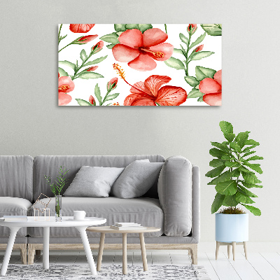 Quadro stampa su tela Fiori tropicali