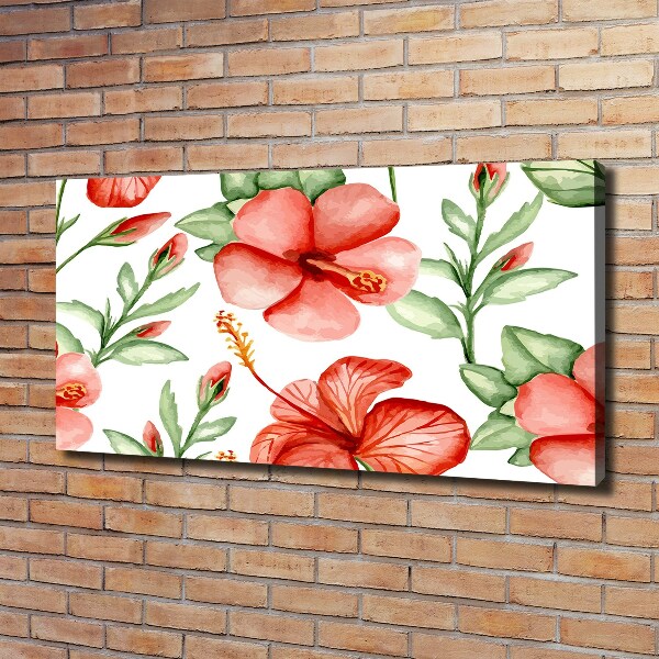 Quadro stampa su tela Fiori tropicali