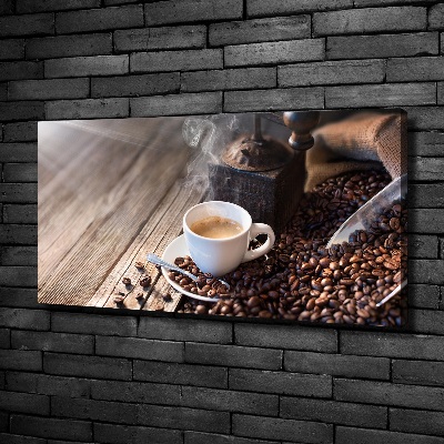 Quadro stampa su tela Caffè del mattino