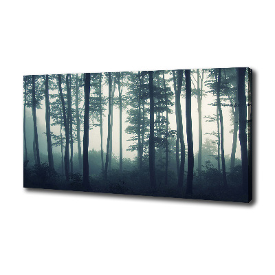 Quadro su tela Foresta nella nebbia