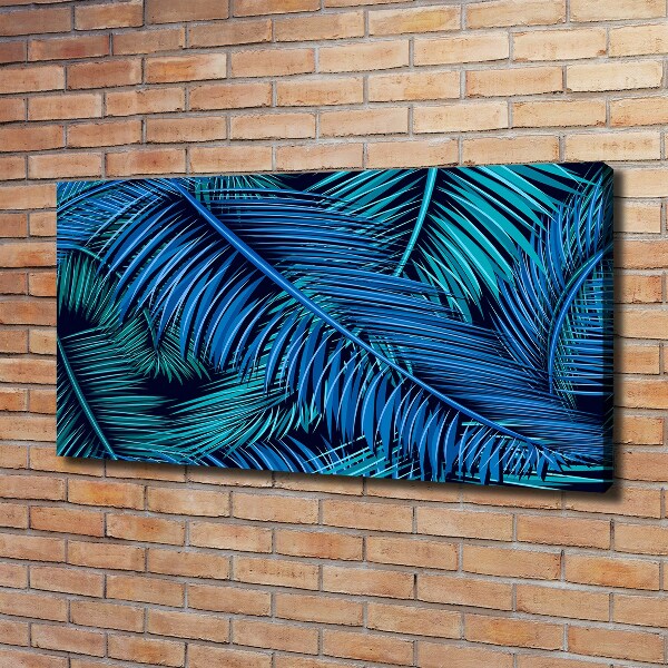 Quadro stampa su tela Foglie di palma
