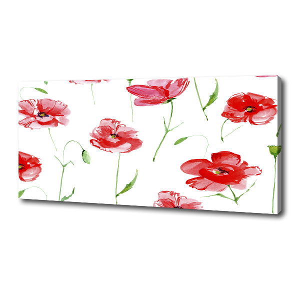 Quadro stampa su tela Papaveri