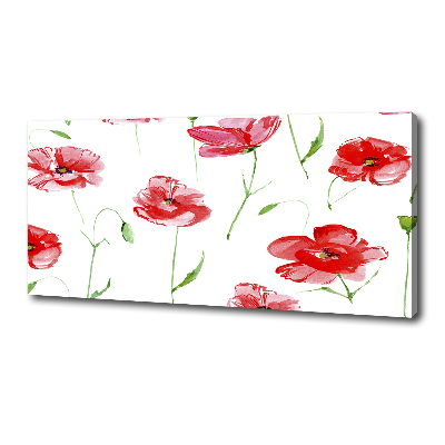 Quadro stampa su tela Papaveri