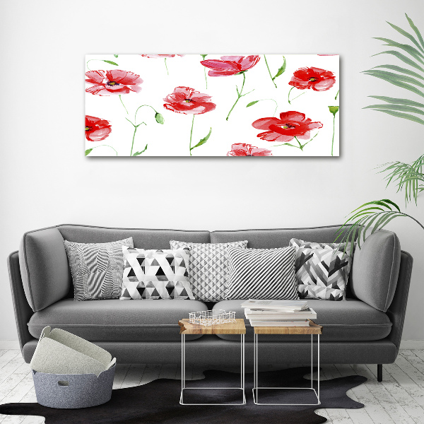 Quadro stampa su tela Papaveri