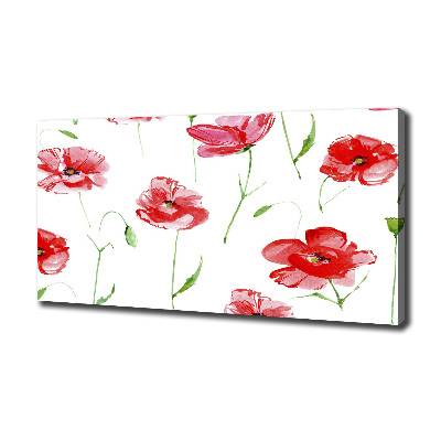 Quadro stampa su tela Papaveri