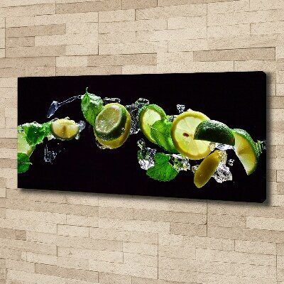 Quadro su tela Lime e limone