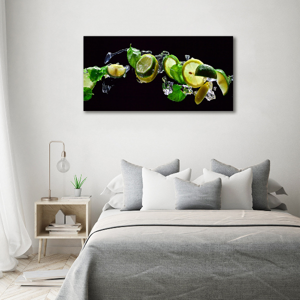 Quadro su tela Lime e limone
