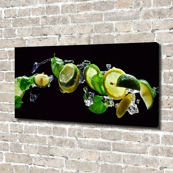 Quadro su tela Lime e limone