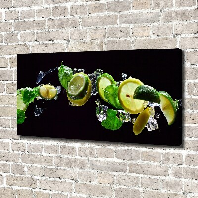 Quadro su tela Lime e limone