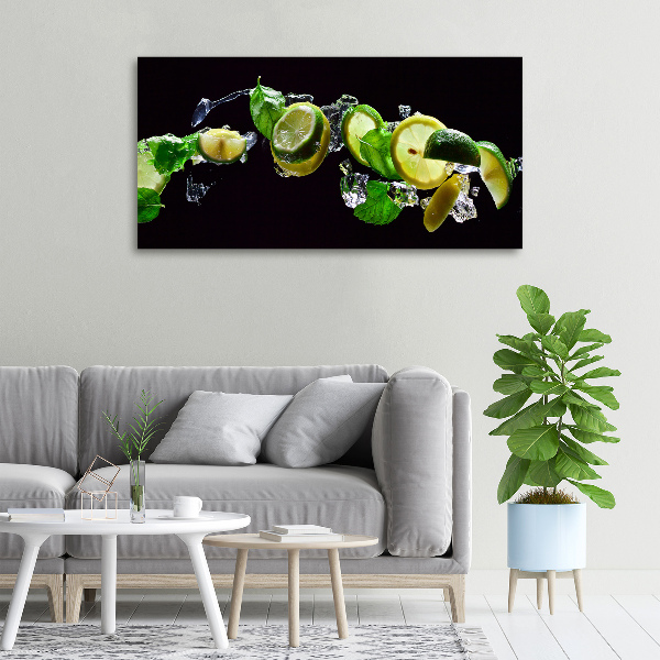 Quadro su tela Lime e limone