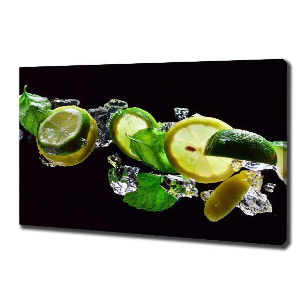 Quadro su tela Lime e limone