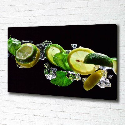 Quadro su tela Lime e limone