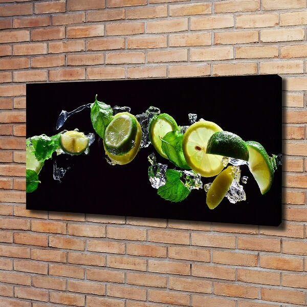 Quadro su tela Lime e limone
