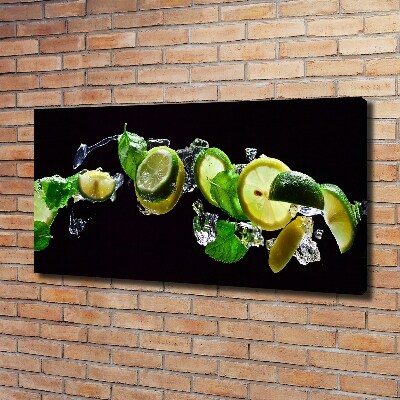 Quadro su tela Lime e limone