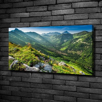Quadro stampa su tela L'alba sui monti Tatra