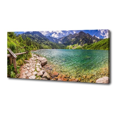 Foto quadro su tela L'occhio del mare dei Monti Tatra