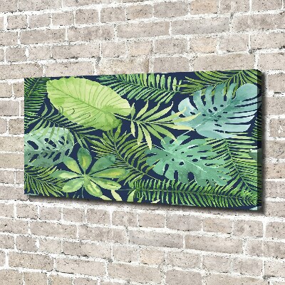 Foto quadro su tela Foglie tropicali