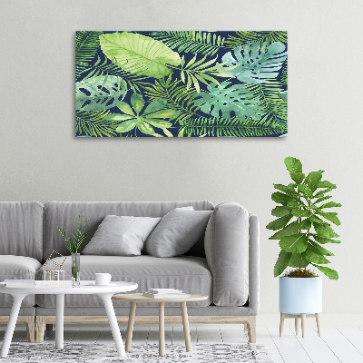 Foto quadro su tela Foglie tropicali