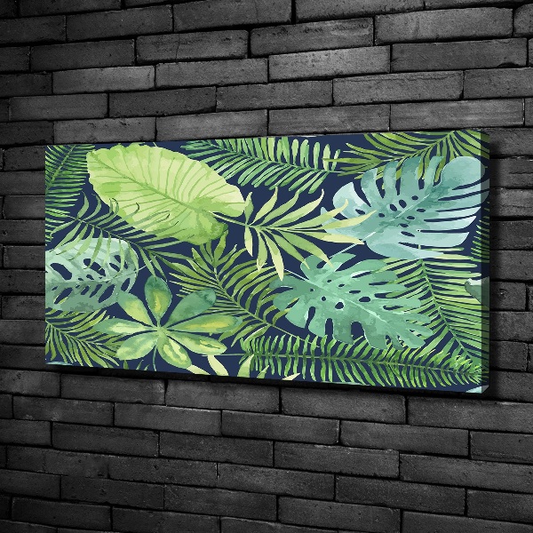 Foto quadro su tela Foglie tropicali