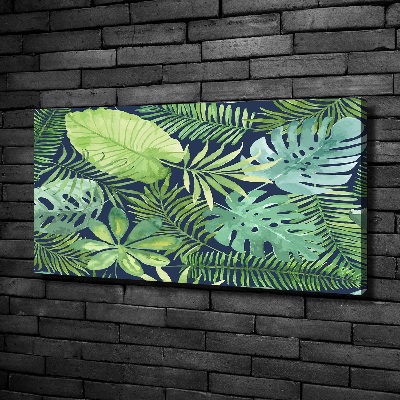 Foto quadro su tela Foglie tropicali