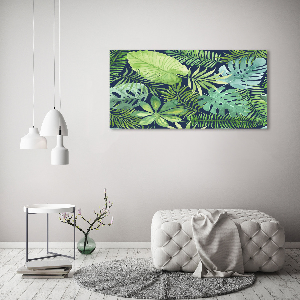 Foto quadro su tela Foglie tropicali