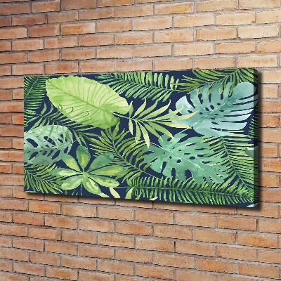 Foto quadro su tela Foglie tropicali