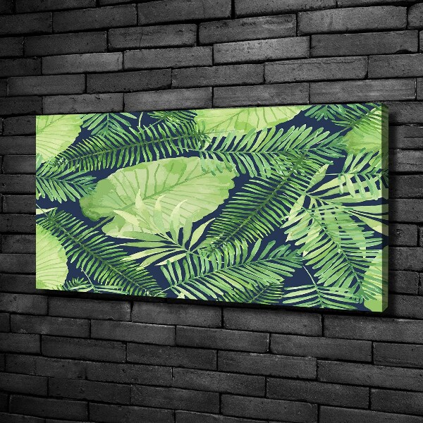 Quadro stampa su tela Foglie tropicali