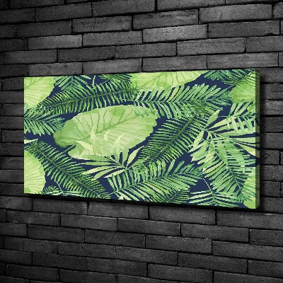 Quadro stampa su tela Foglie tropicali