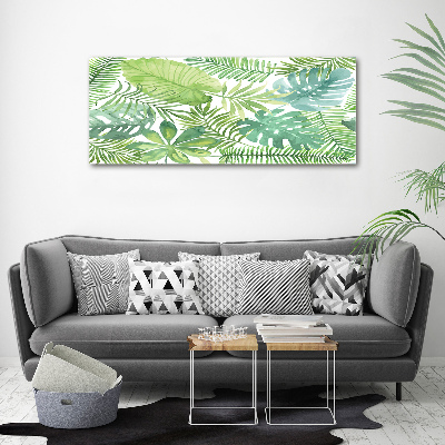 Quadro su tela Foglie tropicali