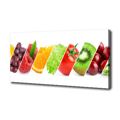 Quadro su tela Frutta e verdura