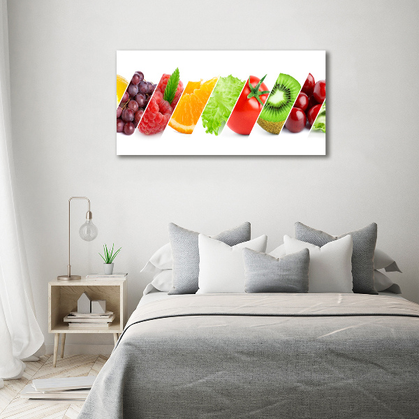 Quadro su tela Frutta e verdura
