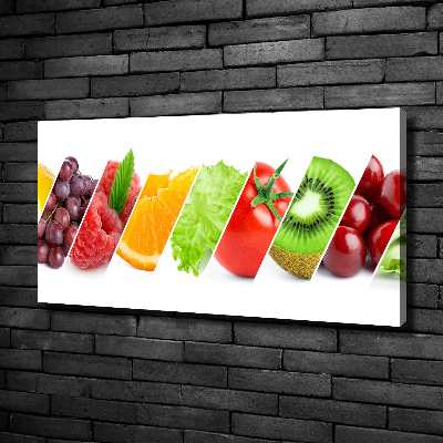 Quadro su tela Frutta e verdura