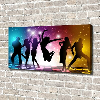 Quadro stampa su tela Discoteca