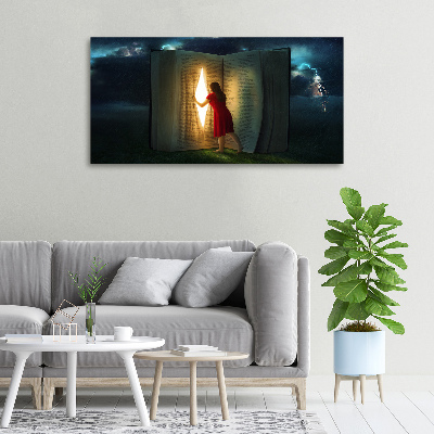 Quadro su tela Il mondo dei libri
