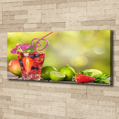 Foto quadro su tela Cocktail di frutta