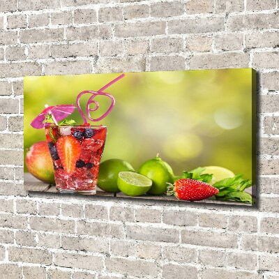 Foto quadro su tela Cocktail di frutta