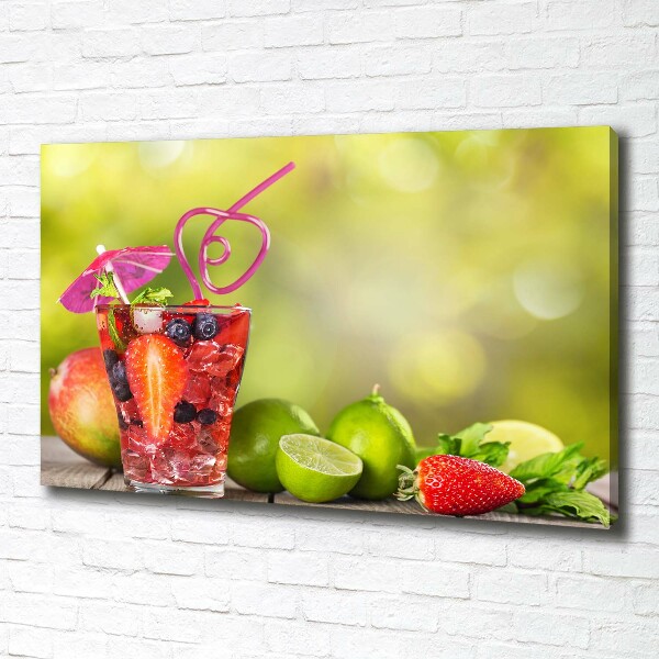 Foto quadro su tela Cocktail di frutta