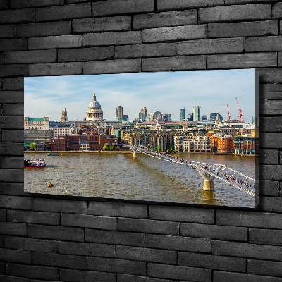 Foto quadro su tela Tamigi Londra