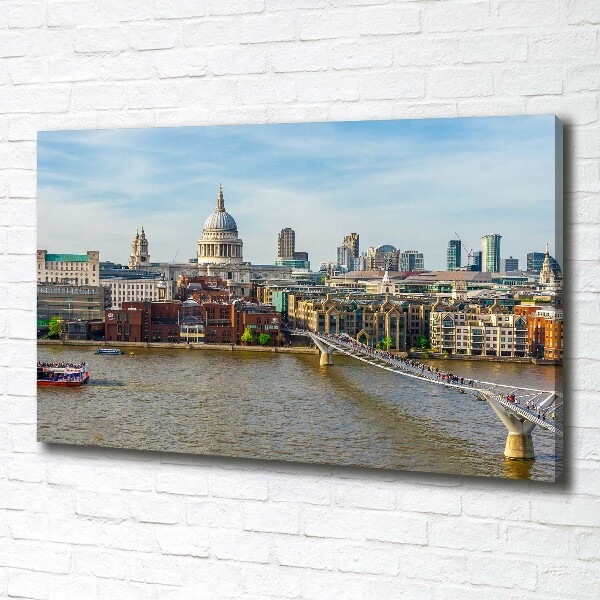 Foto quadro su tela Tamigi Londra