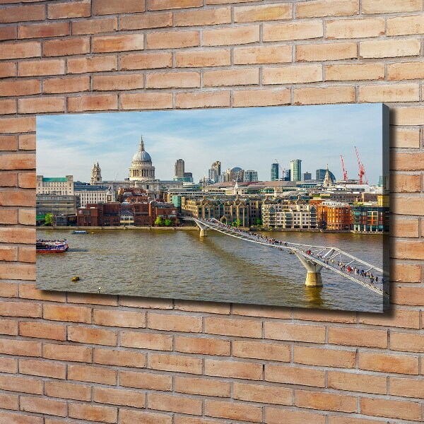 Foto quadro su tela Tamigi Londra