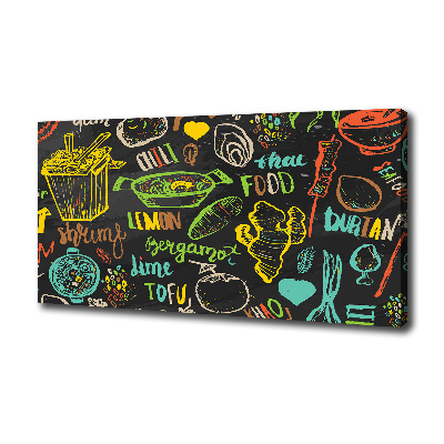 Quadro su tela Cibo tailandese