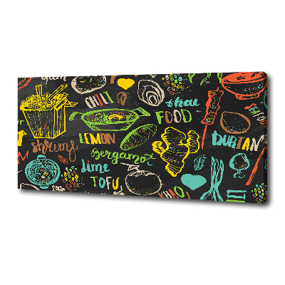 Quadro su tela Cibo tailandese