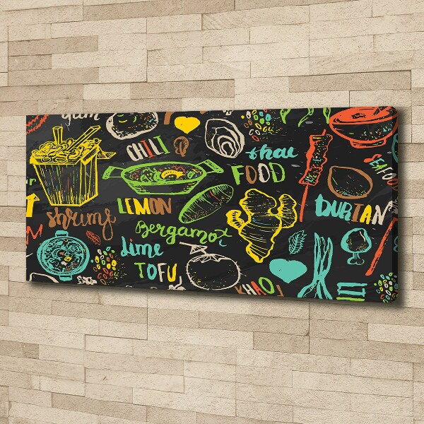 Quadro su tela Cibo tailandese