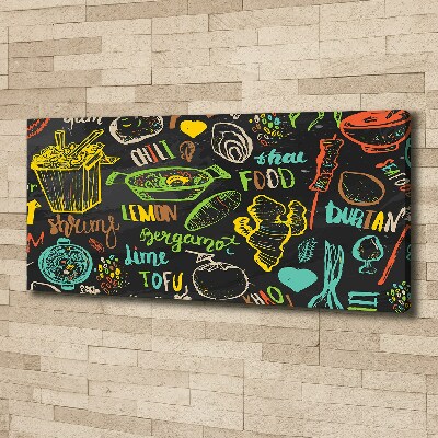 Quadro su tela Cibo tailandese