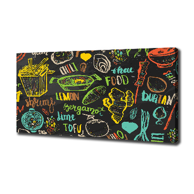 Quadro su tela Cibo tailandese