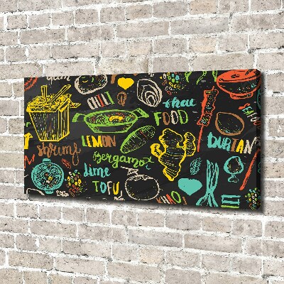 Quadro su tela Cibo tailandese