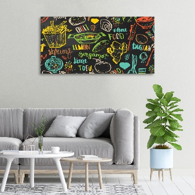 Quadro su tela Cibo tailandese