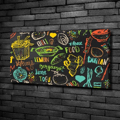 Quadro su tela Cibo tailandese