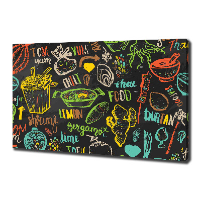 Quadro su tela Cibo tailandese