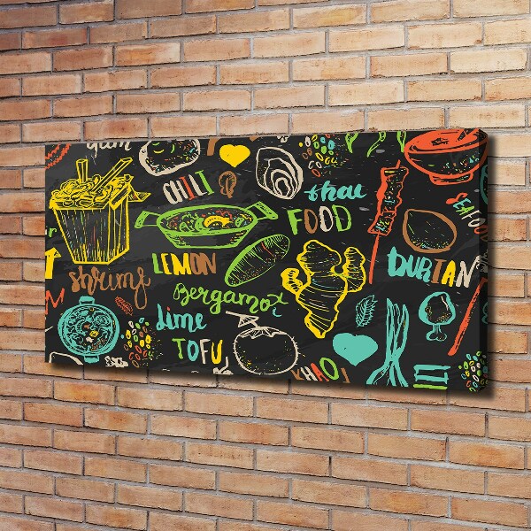 Quadro su tela Cibo tailandese